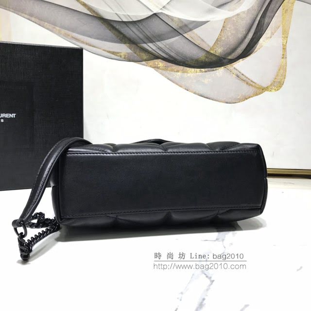 YSL爆款女士包包 聖羅蘭經典款絎縫小羊皮迷你號郵差包 YSL肩背斜挎包 602333  jjh1130